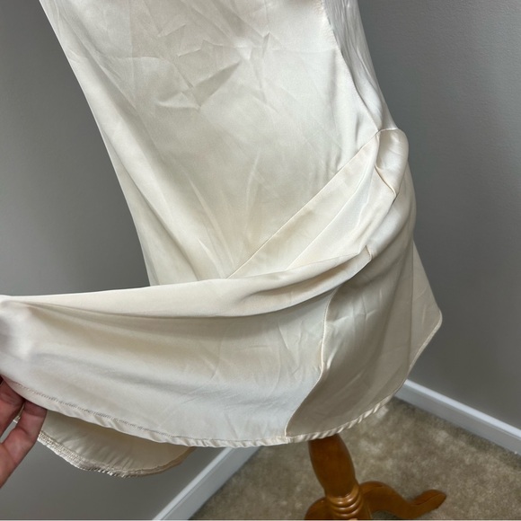 Nasty Gal sleeveless spaghetti strap mini slip on dress with open back Sz 8 - Picture 5 of 9